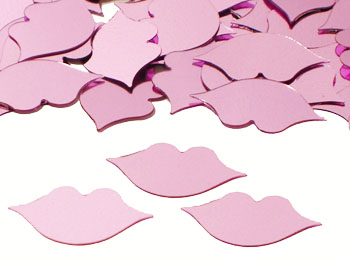 Kiss Confetti, Light Pink Available by the Pound or Packet